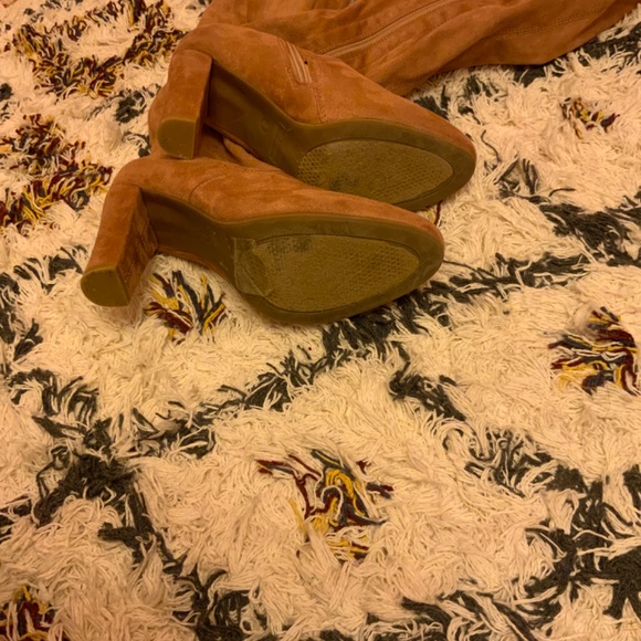 Rose Gold Over the knee boots - Picture 2 of 2